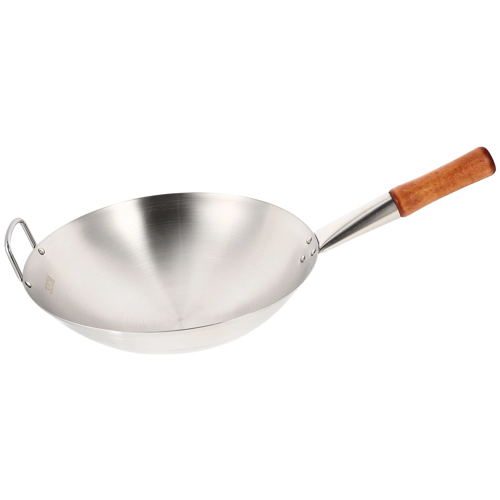 

Non Stick Fry Pan Single Handle Wok with Wooden Household Non-stick Stove Practical Cooking Kitchen Work