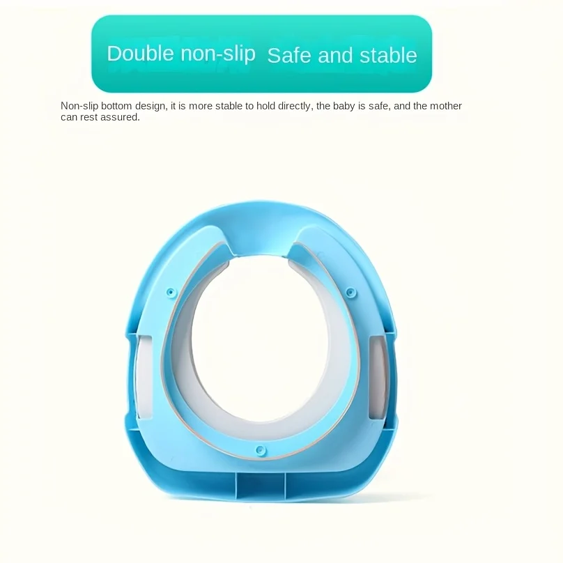 Baby Potty Training Seat For Boys And Girls With Handles, Fits Round Toilets, Non-Slip With Splash Guard, Portable Toilet Seat