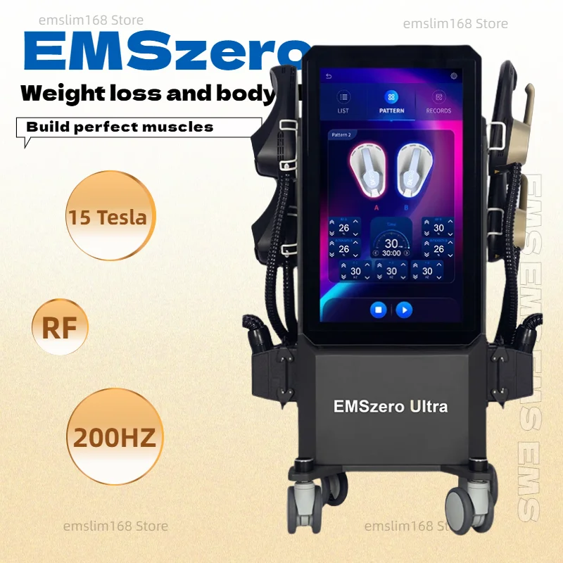 EMSzero PRO 6500W NEO Slimming Machine EMS+EMT/RF Nova Body Sculpting EMS Pelvic Muscle Stimulator Body Shaping Instrument