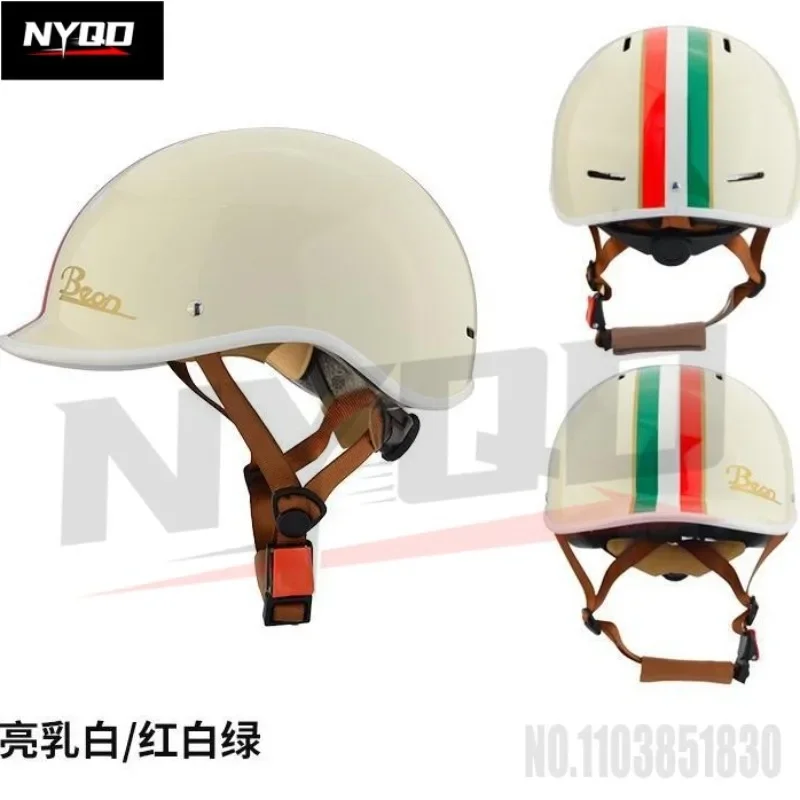 Beon electric bicycle helmet summer me ultra light retro electric bike half helmet women safety helmet casco moto