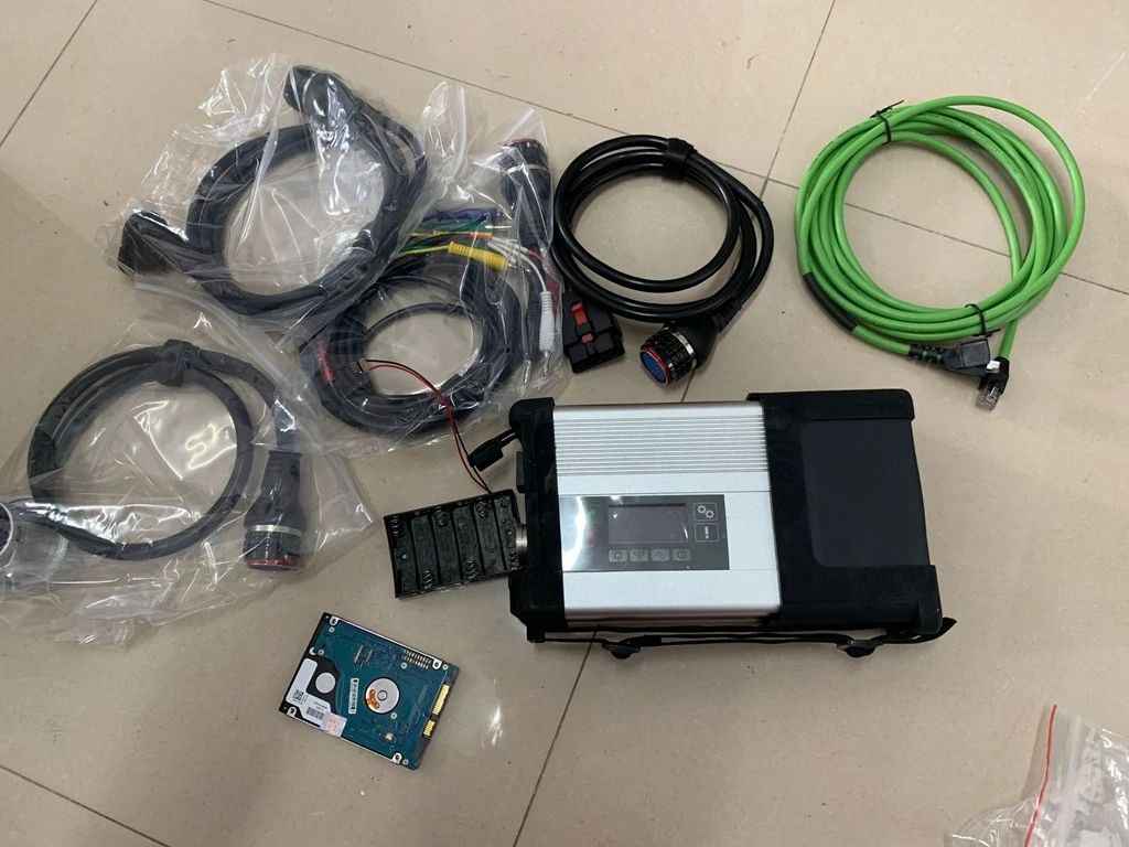 MB Star C5 SD Connect sd c5 مع برنامج التشخيص hdd 2023.09v DSA DTS لإصلاح السيارات والشاحنات Mb