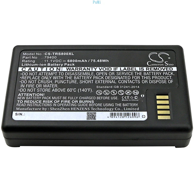 Cameron Sino 6800mAh Battery For Spectra Focus 35 Trimble 79400  99511-30  S3  S5  S6 S8 VX  SPS610  SPS620  Total Station