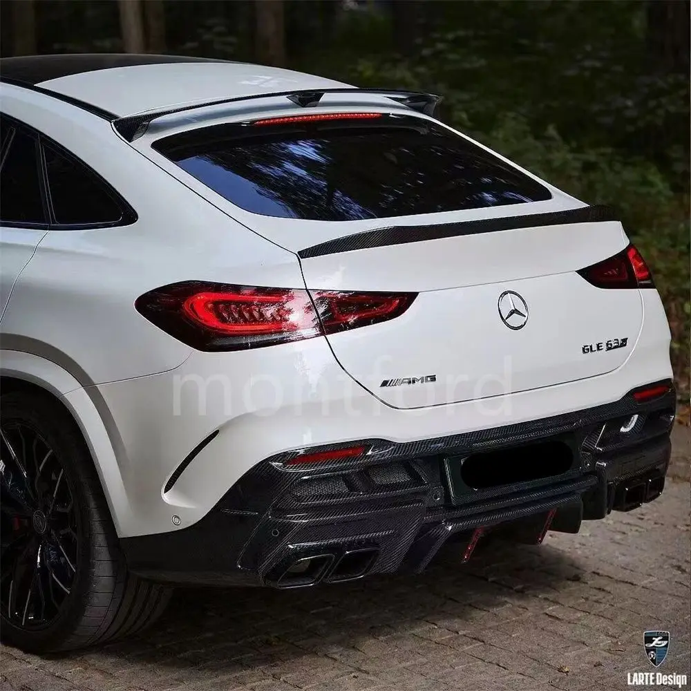 spoiler wing for Mercedes-Benz GLE class GLE Coupe C167 GLE350 450 GLE53 AMG GLE63 rear carbon fiber  tail modification 2021+