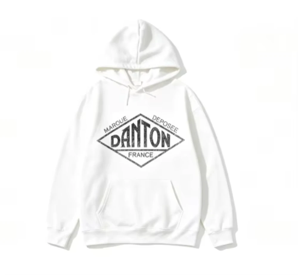 2026Vintage Diamond Frame Letter Graphic Hoodie Retro Text Print Long Sleeve Hooded Sweatshirt Oversized Casual Pullover For Men