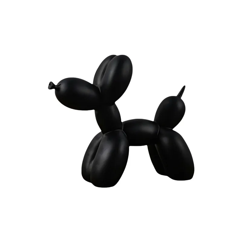 

Cute and Simple Solid Color Resin Balloon Dog Ornament Home Desktop Accessories Wine Cabinet Living Room Crafts Exquisite Gifts