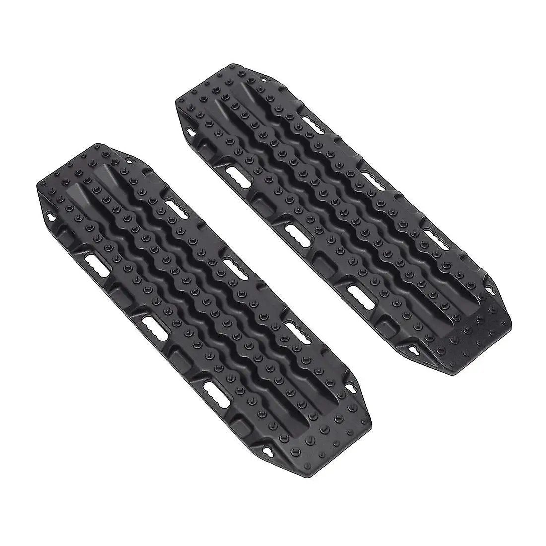 

2pcs Sand Ladder Recovery Ramp Board Escape Board,black