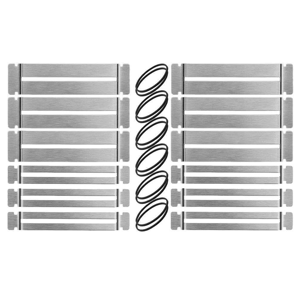 

6pcs Guitar Repair Tools Stainless Steel Protector Fret Guard Plate for Maintenance Sanding Fretboard Guard Kit