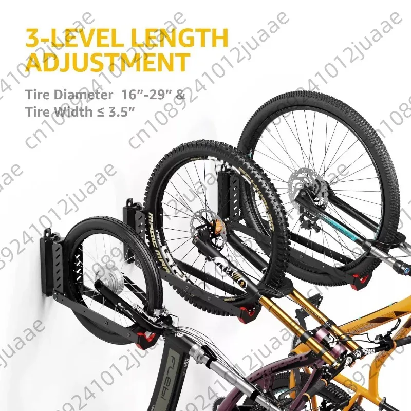 Supports muraux rotatifs pour vélos, supports muraux pour vélos qui ne nécessitent pas de levage d'objets lourds, vélos pour garages