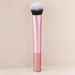 1pc Foundation Brush,Cheek Makeup Brush, Face Brush For Blush, Bronzer, & Highlighter, Makeup Brush For Loose Or Pressed Powder