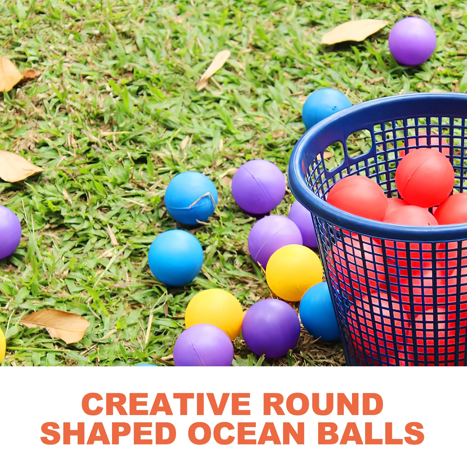 

50Pcs Colorful Round Shaped Ocean Balls for Children Pits Bounce House Trampoline Room Educational Balls