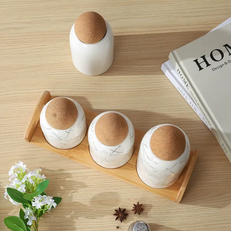 Ceramic Sealed Jars, Cork Stoppers, Coffee Cans, Tea Cans, Food Storage Containers, Household Storage Bottles, Kitchen Supplies