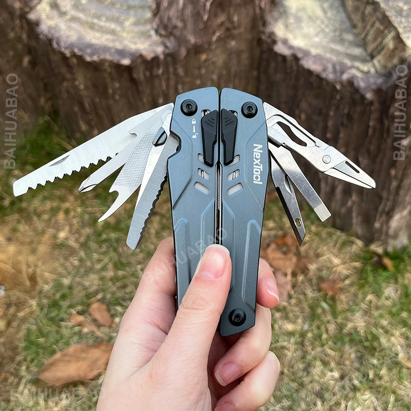 Nextool 14 In 1 Multi-Tool Knife Sailor Pro Outdoor Survival Tools Tactical Multitool Woodworking Saw Multi Pocket Tool Scissors