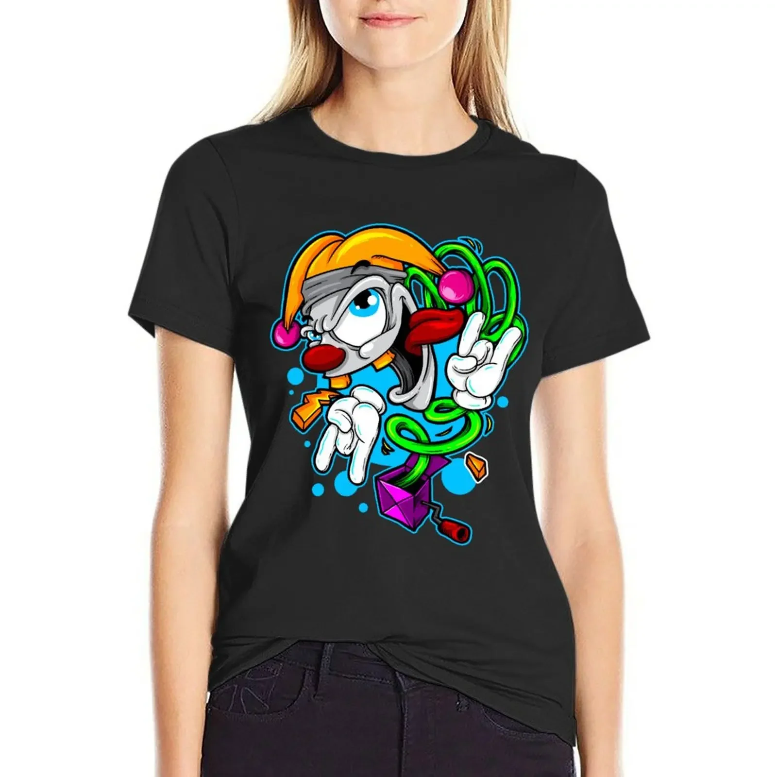 

Jack In The Box T-Shirt animal print sublime cute clothes rock and roll t shirts for Women
