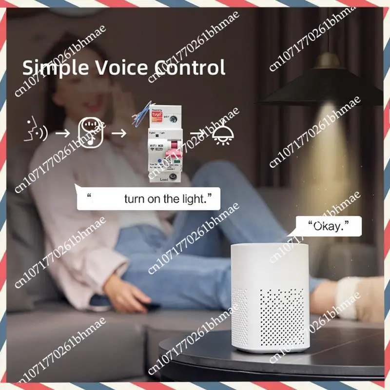 

-A21Z TUYA Smart WIFI счетчик энергии 1P автоматический выключатель с измерением кВтч, реле таймера мониторинга и защитой от утечки