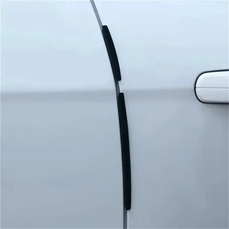 8pcs Car Door Protection Strip Anti-scratch Impact Body Protector Buffer Decorative Edge Automotive Body Decorative Accessories