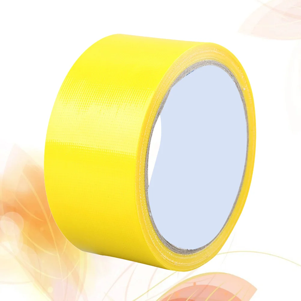 Ruban adhésif en tissu imperméable jaune robuste, 5Cm X 13M, pour isolation électrique, rubans de scellage pour tapis