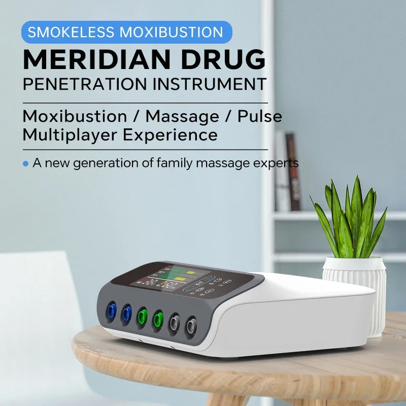 Acupuncture Body Massager Digital Therapy Pulse Massager Moxibustion Stick Moxa Therapy Treatment fast shipping