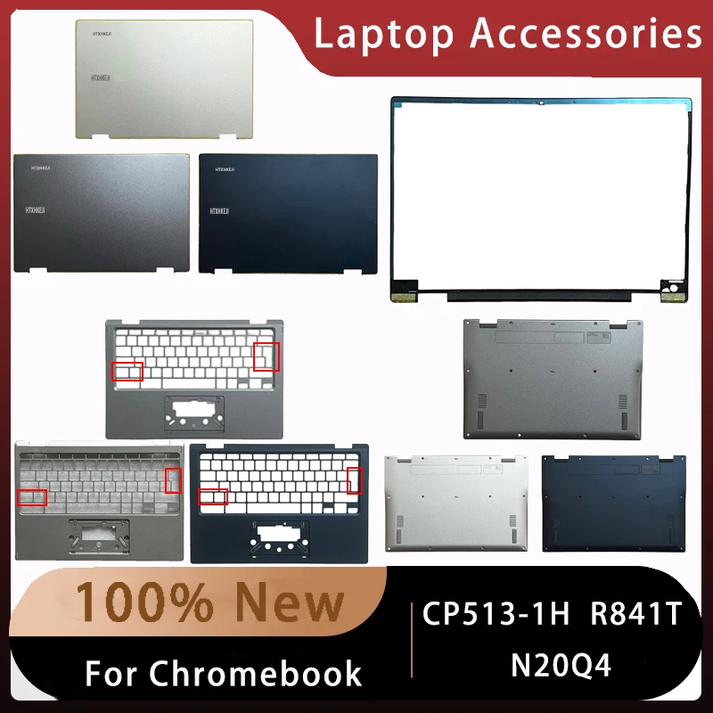 

Новинка для Acer Chromebook CP513-1H R841T N20Q4; Аксессуары для ноутбуков Задняя крышка ЖК-дисплея или передняя панель или упор для рук или нижняя часть из Великобритании