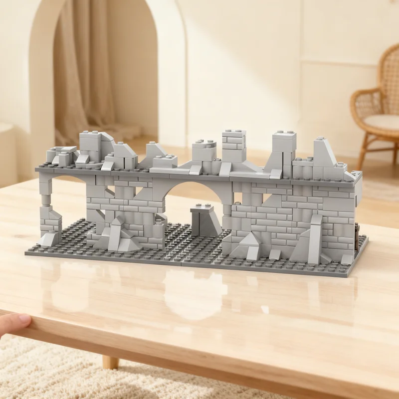 179pcs MOC Osgiliath Expansion The Hobbit And Lord Of The Rings The Rings Model Building Blocks Christmas Gift Construction Toy