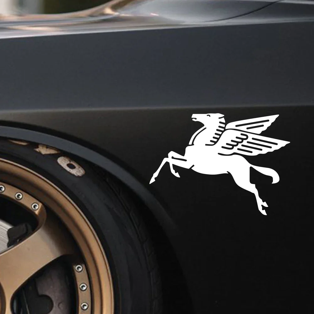 Car Sticker Creative Pegasus Power Decals Auto Decoration Accessories For Porsche BMW Audi Volkswagen Renault Toyota Honda Dacia