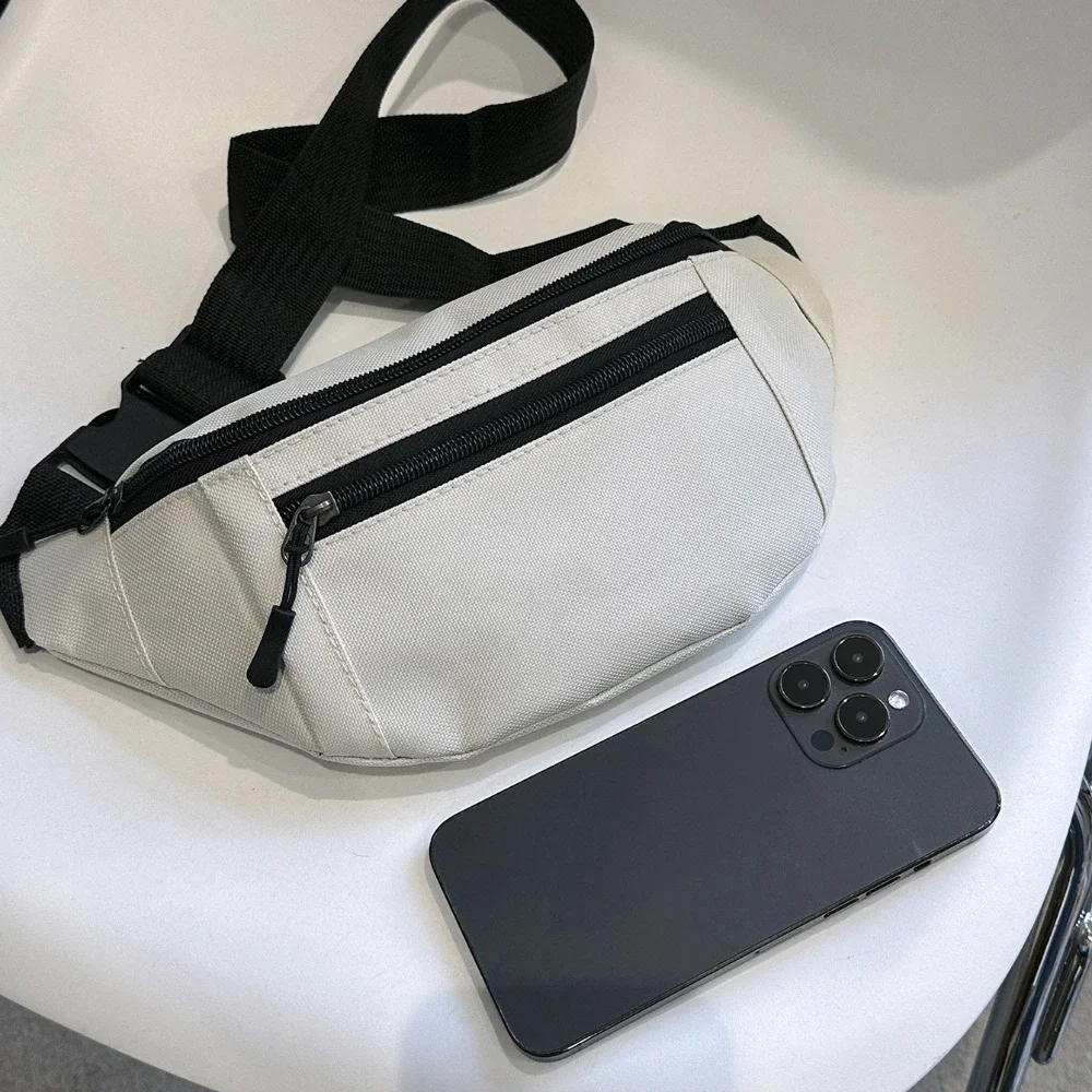 

1 PC Half Moon Waist Bags Waterproof Oxford Cloth Running Belt Bags Large Capacity New Fashion Women's Chest Bag Crossbody Bag