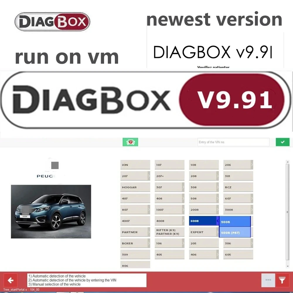 Lexia3 Diagbox V9.91 v9.68 diagnosis V7.83 PP2000 V48/V25 Lexia-3 For Citroen/Peugeot Car Diagnostic Tool Software downloadLink