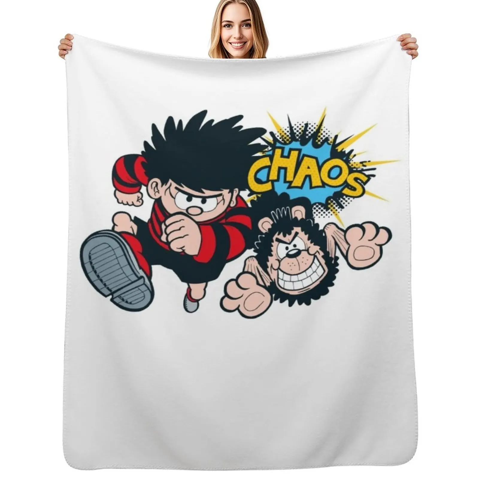 Dennis the menace CHAOS retro style Throw Blanket Kid'S Giant Sofa Decorative Sofa Large christmas gifts Blankets