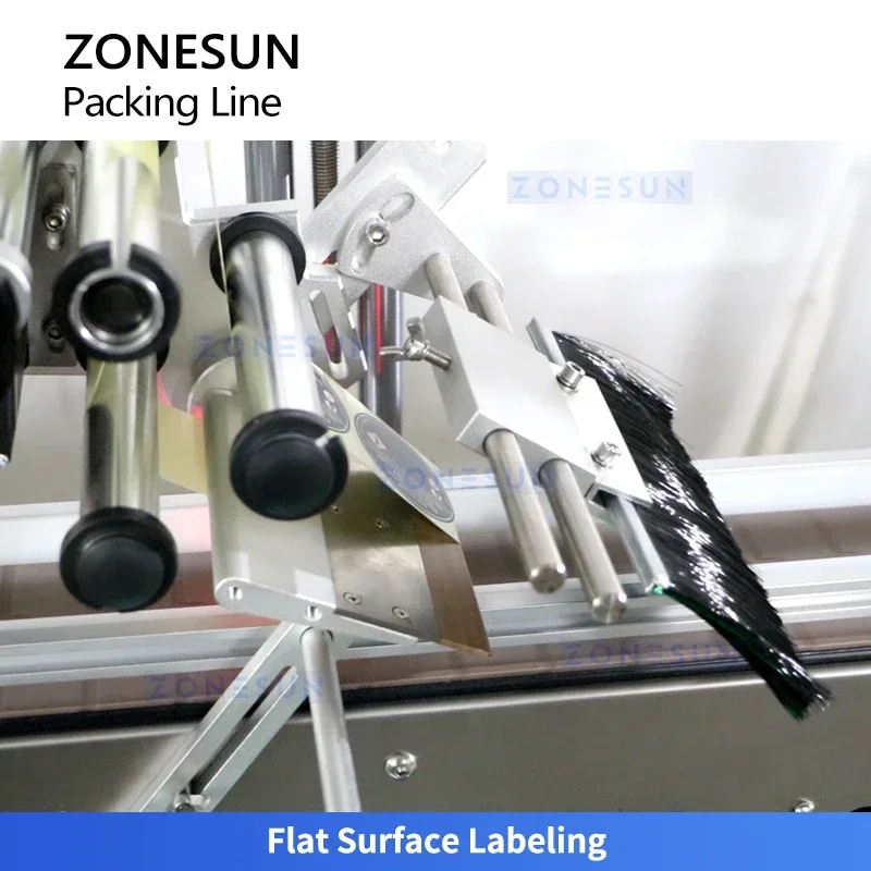 ZONESUN Línea de producción de envasado de pasta gruesa para máquina de llenado y tapado y etiquetado de productos cremosos ZS-FAL180D9