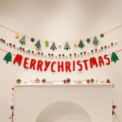1 Christmas Fur Ball String Holiday Party Christmas Red, White and Green Ball Hangings Home Store Decoration