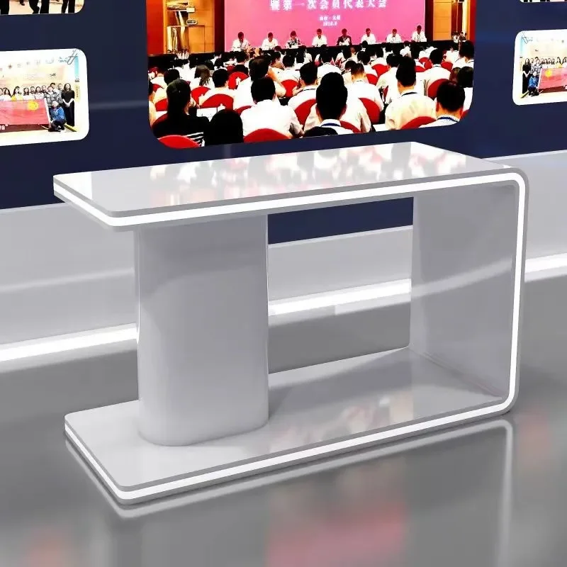 for Nakajima Cabinet Paint Booth Display Stand Science Museum Creative Special-shaped Experience Table Luminous Showcase