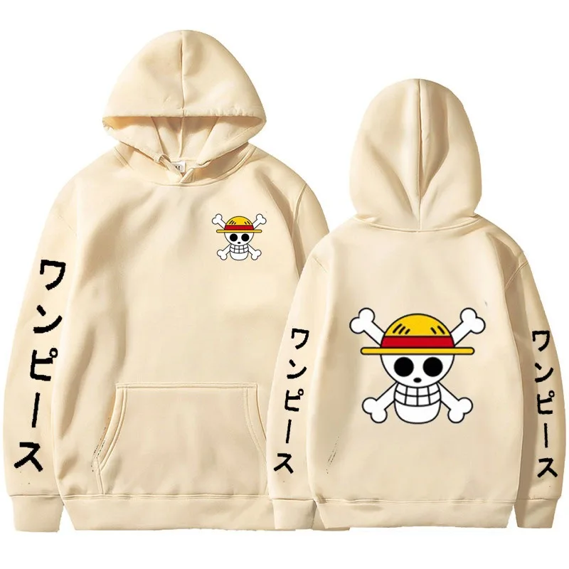 One Piece Series Inspiriertes Kapuzenpullover HerbstWinter Alltag Top Anzug Sowohl Männer als auch Frauen Anime Hoodie