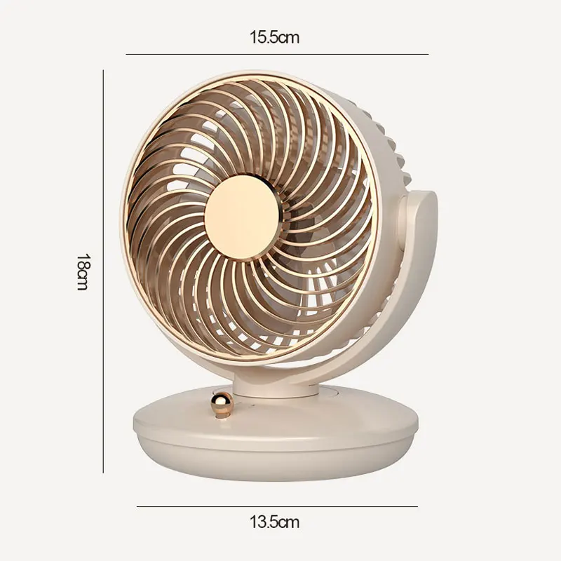 USB Mini Shake Head Desktop Electric Fan Rechargeable Home Room Portable Wireless Camping Ceiling Air circulators