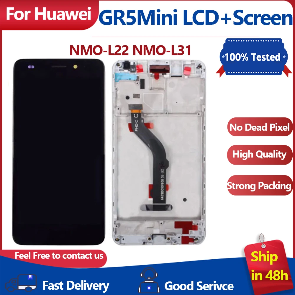 5.2\'\' 100% Tested LCD DIsplay For Huawei GR5 Mini Touch Screen Digitizer Assembly For Huawei GR5 Mini NMO-L22 NMO-L31 with tool