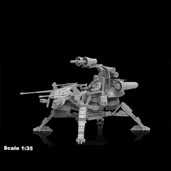 1:35 Cast Resin Mech Model Puzzle Kit Unpainted Free Shipping (No Assembly Instructions)