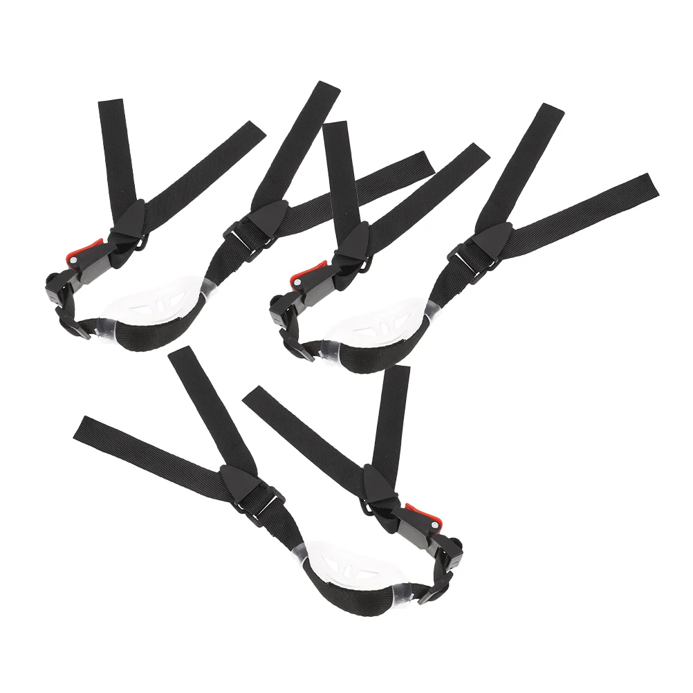 3 Pcs Chin Strap Hard Hat Hats Straps Belt Detachable Polyester Construction