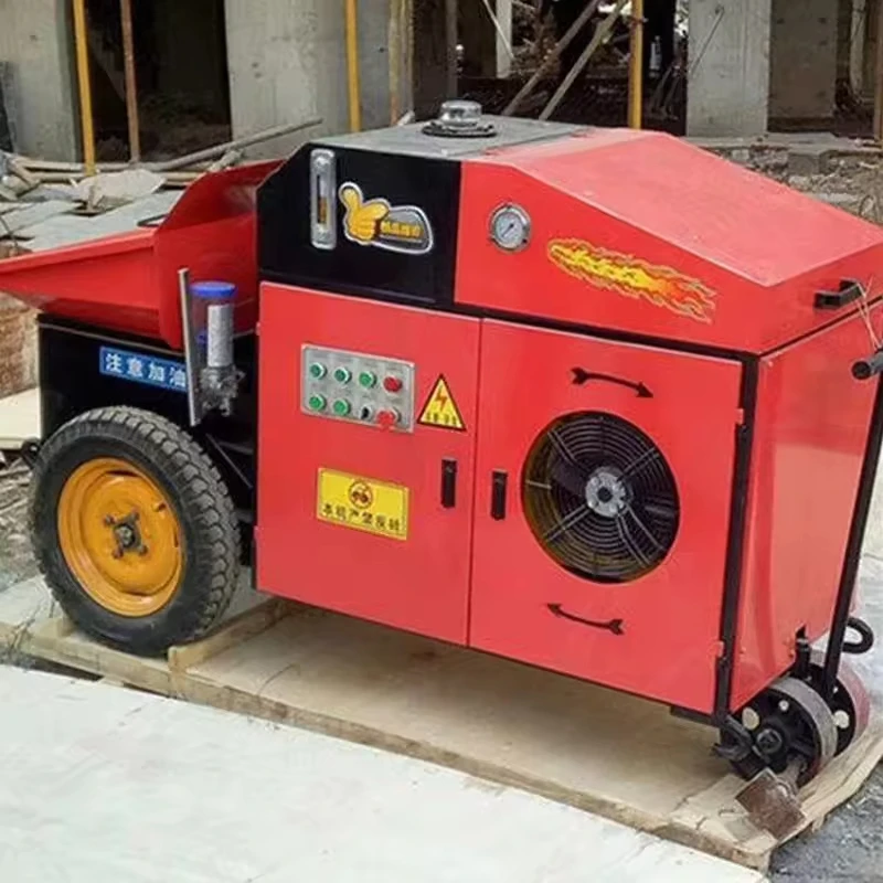Mobile Concrete Conveying Pump Electric Powered Silent Pump Direct Manufacturer Price Customized