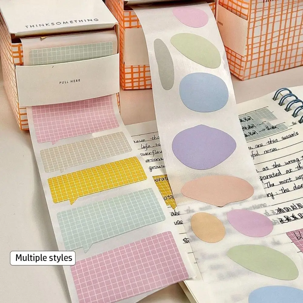 100PCS/Set Pull-out Design Memo Pad Full Adhesive Multifunctional Labels Stickers DIY Scrapbook Sticker Creative Stationery