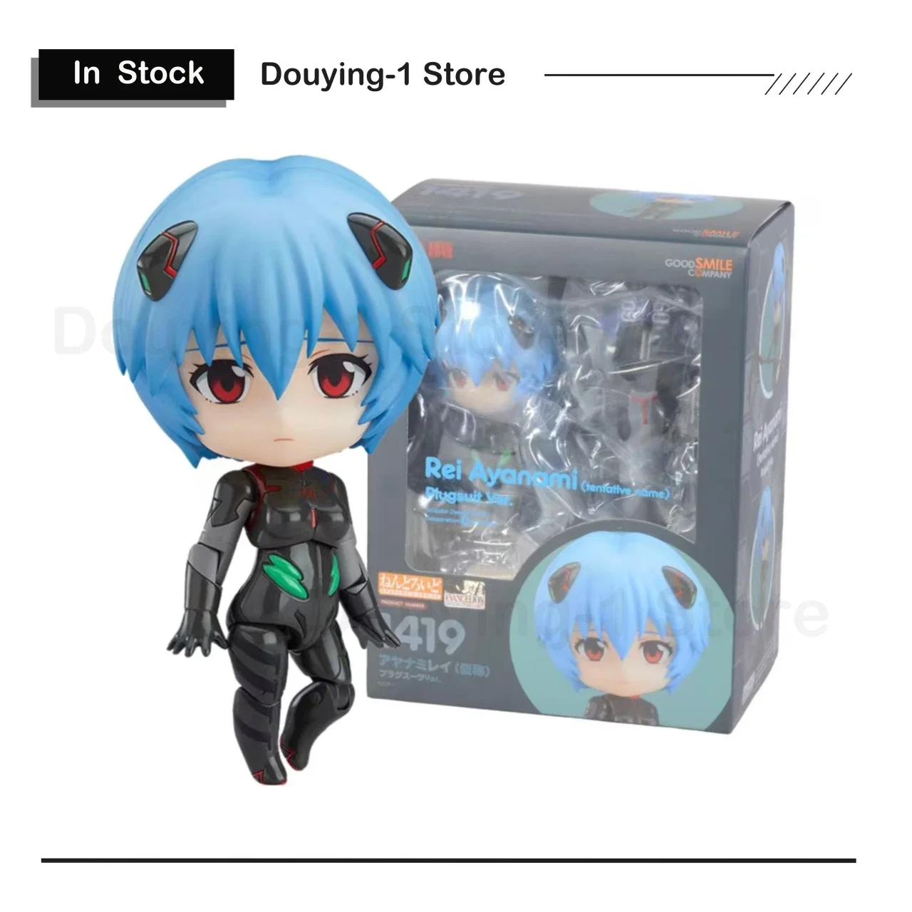 

В наличии: GSC EVA 1419 Рей Аянами (тентативное название) в версии Pyugsuit. Черные фигурки персонажей аниме, коллекционные модели, подарок