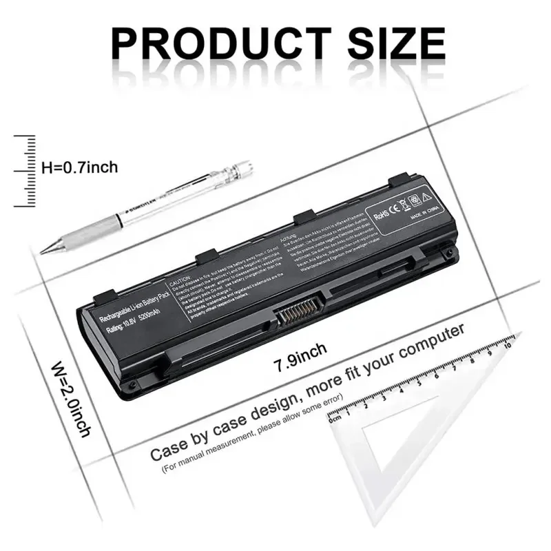 10.8V 4400mAh PA5024U-1BRS PA5026U-1BRS Laptop Battery for Toshiba Satellite C875 C855 C855D L855 L875 M840 P875 P845 P855 P875