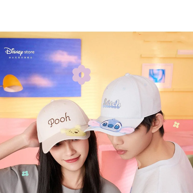 

Весенняя коллекция Disney: регулируемая бейсболка с Винни-Пухом и Стичем, повседневная модная дышащая кепка, идеальный сувенир и подарок