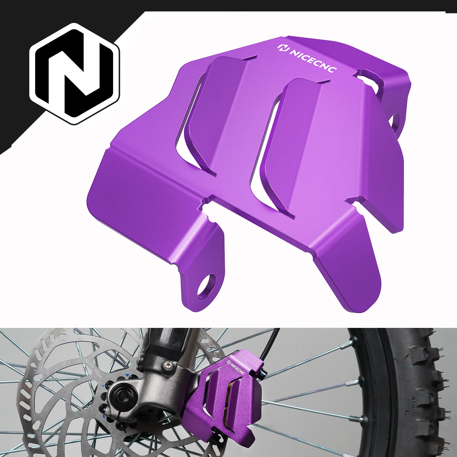 

NICECNC For Surron light bee X light bee S light bee L1E Segway X160 Segway X260 2024 Electric Bike Front Brake Caliper Guard
