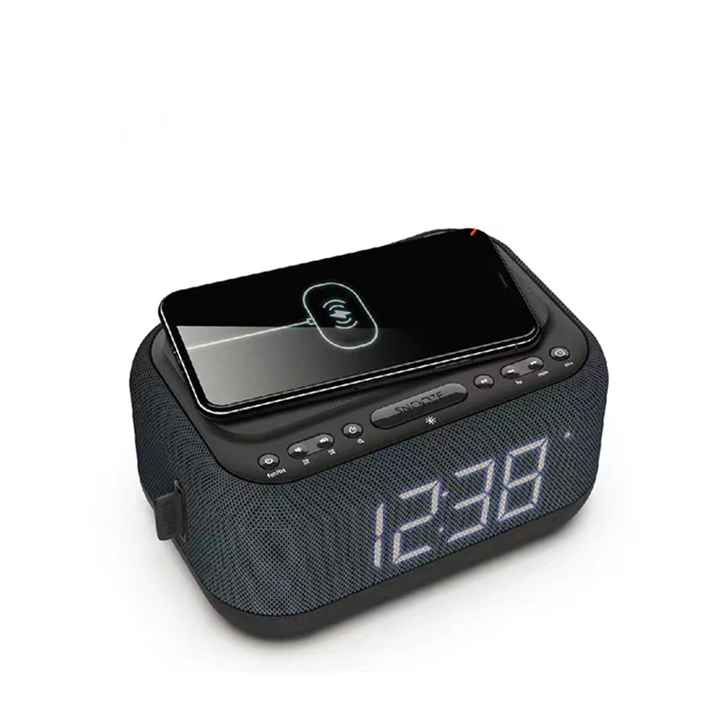 Ll3502 Mobiele Telefoon Audio, Wekker, Radio, Alles-In-Een Draadloze Oplader, Bluetooth Speaker