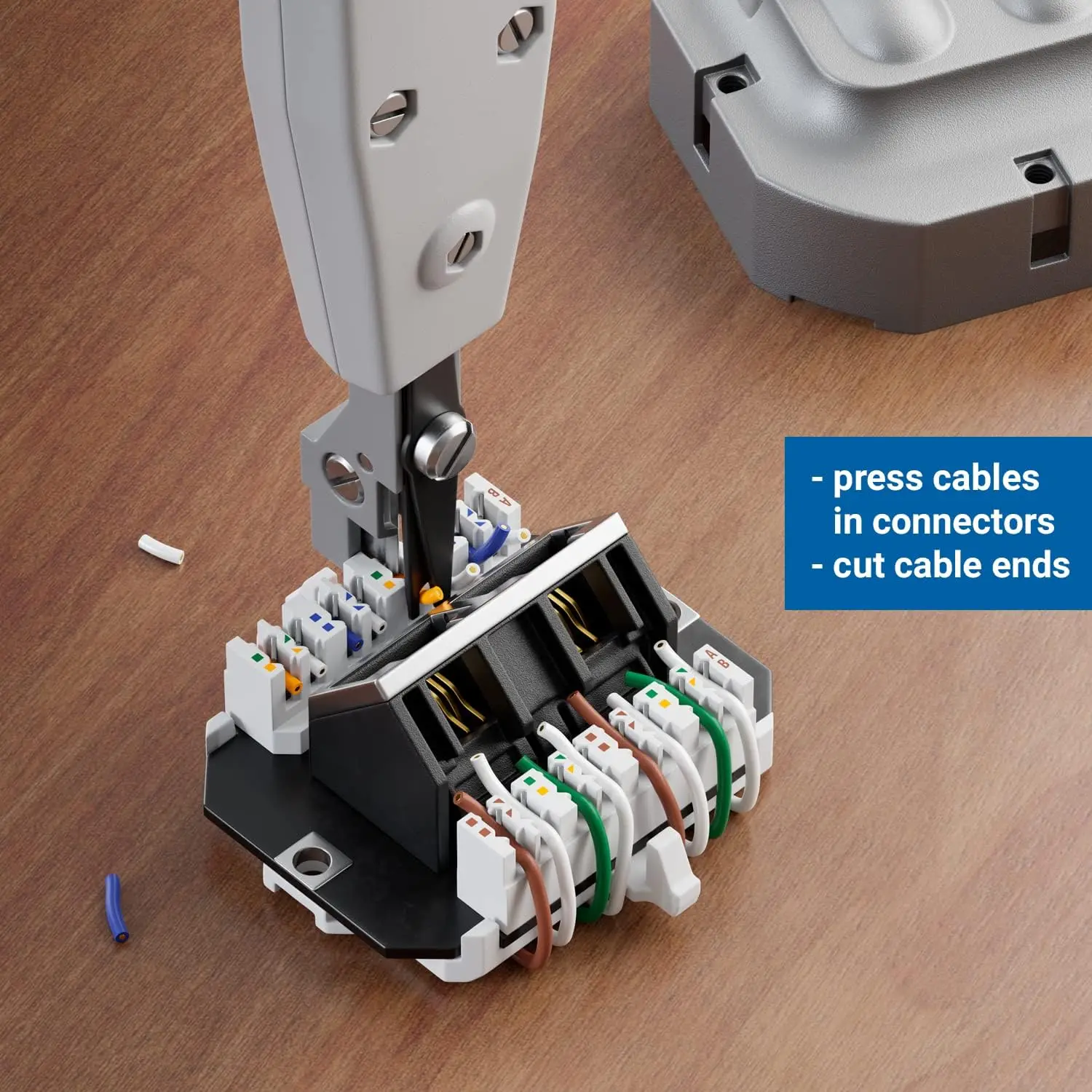 ZoeRax Punch Down Tool 110-Drahtschneider, Messer, Telekommunikationszange für Rj45 Keystone Jack, Netzwerkkabel, Telefonmodul, Patchpanel – Detail 1
