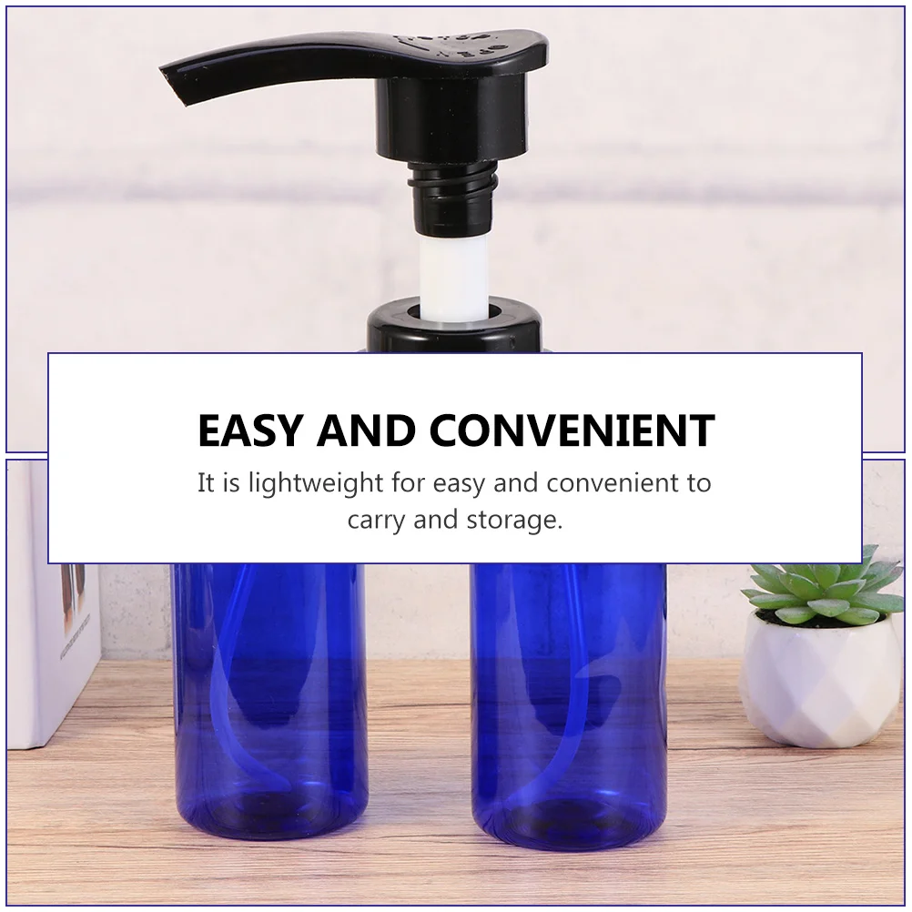 

7Pcs Plastic Pump Shampoo Bottles Empty Refillable Container Travel Lotion Dispenser Makeup Bottles Set