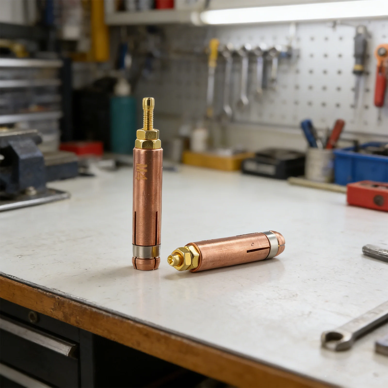 Replacement Copper Collet Chuck for Capacitor Discharge CD for stud Welding for torch 2 Pieces Suitable for stud Welding Machine