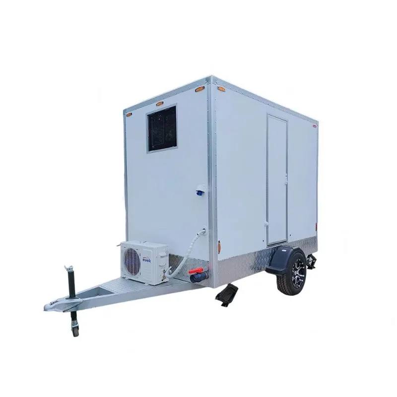 Portable Container Toilet Trailer Prefab Studio House for Remote Beach Festival Wedding Custom