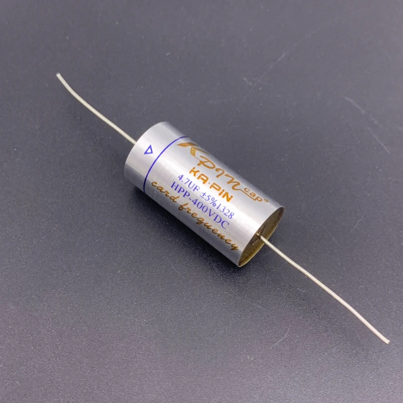 무료 배송 4pcs 와이어 드로운 실버 MKP 커패시터 비극성 주파수 분배기 커패시터 0.1 미크로포맷 3.3 미크로포맷 4.7 미크로포맷 5.6 미크로포맷 6.8 미크로포맷 ~ 47 미크로포맷