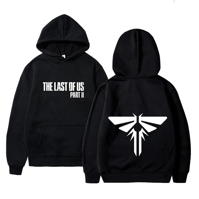 The Last Of Us Impresso Hoodie para Homens e Mulheres, Harajuku Pullovers, Tricô Unisex, Roupas Streetwear, Moletons na Moda