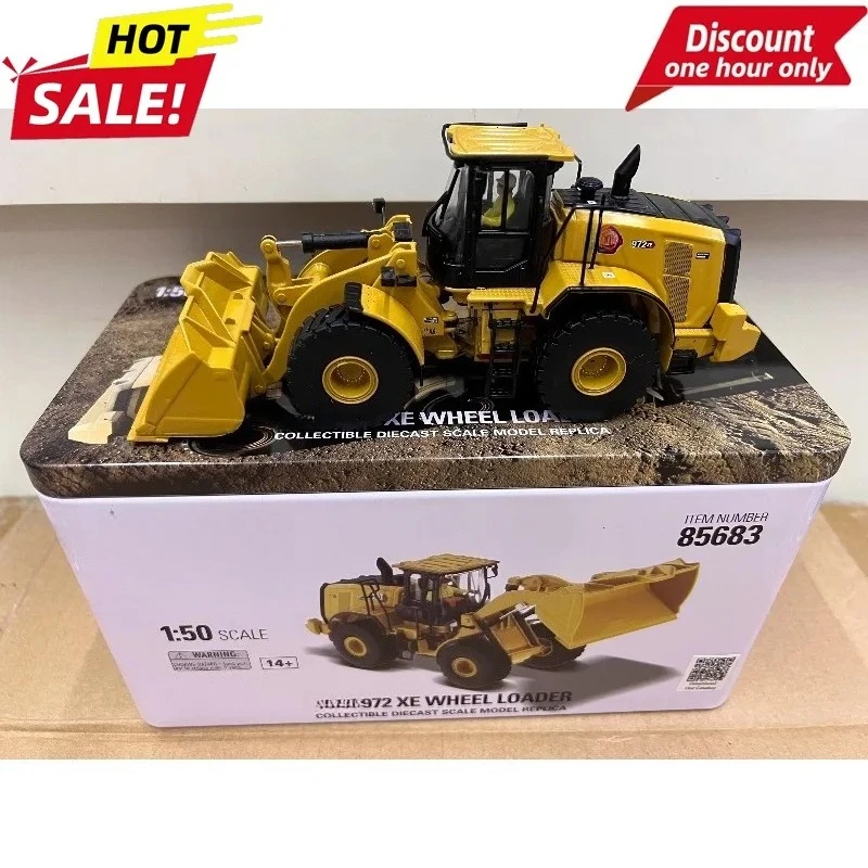 DM 1:50 for CAT 972 XE Caterpillar Wheel Loader Alloy Engineering Truck Forklift Model 85683