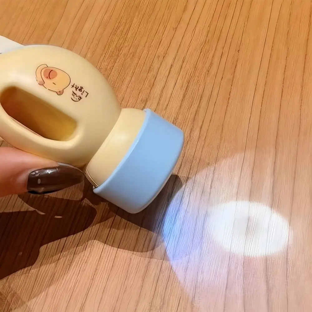 MINI Light-Up Flashlight Keychain Cartoon Lightweight Night Light Pendant Multifunctional Versatile LED Bag Charm